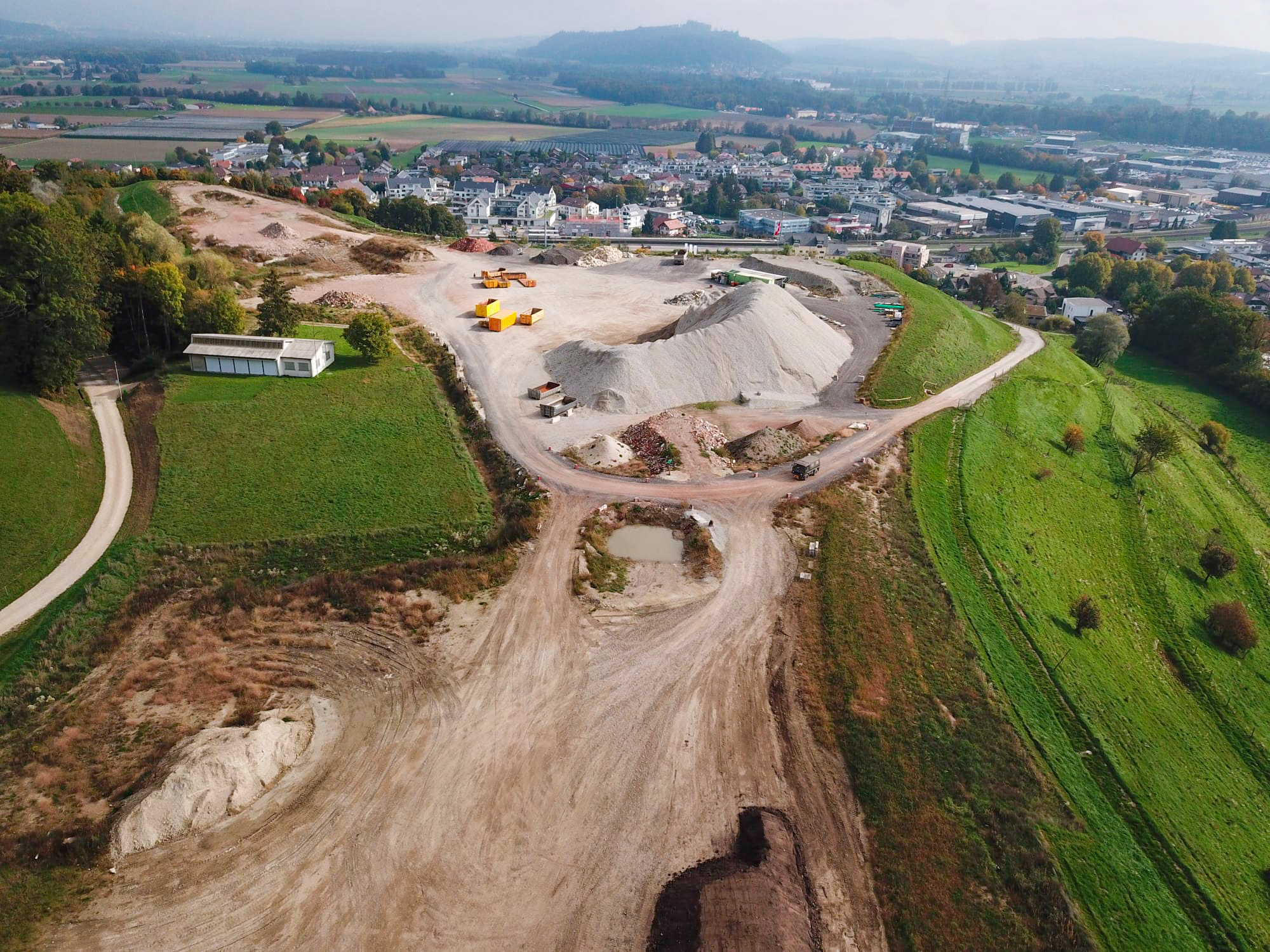 Vue aérienne Petinesca